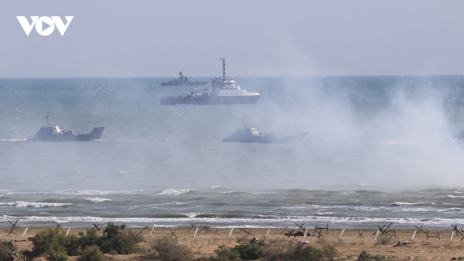 Hải quân Nga diễn tập chiến đấu bảo vệ bờ biển